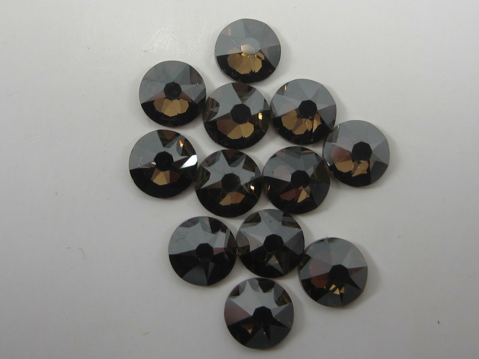 1 Gross 5ss LT. COLORADO TOPAZ LUSTER-D FLATBACK European Rhinestones